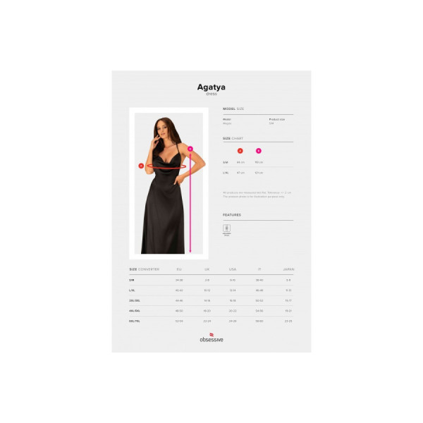 Agatya Robe - Noir